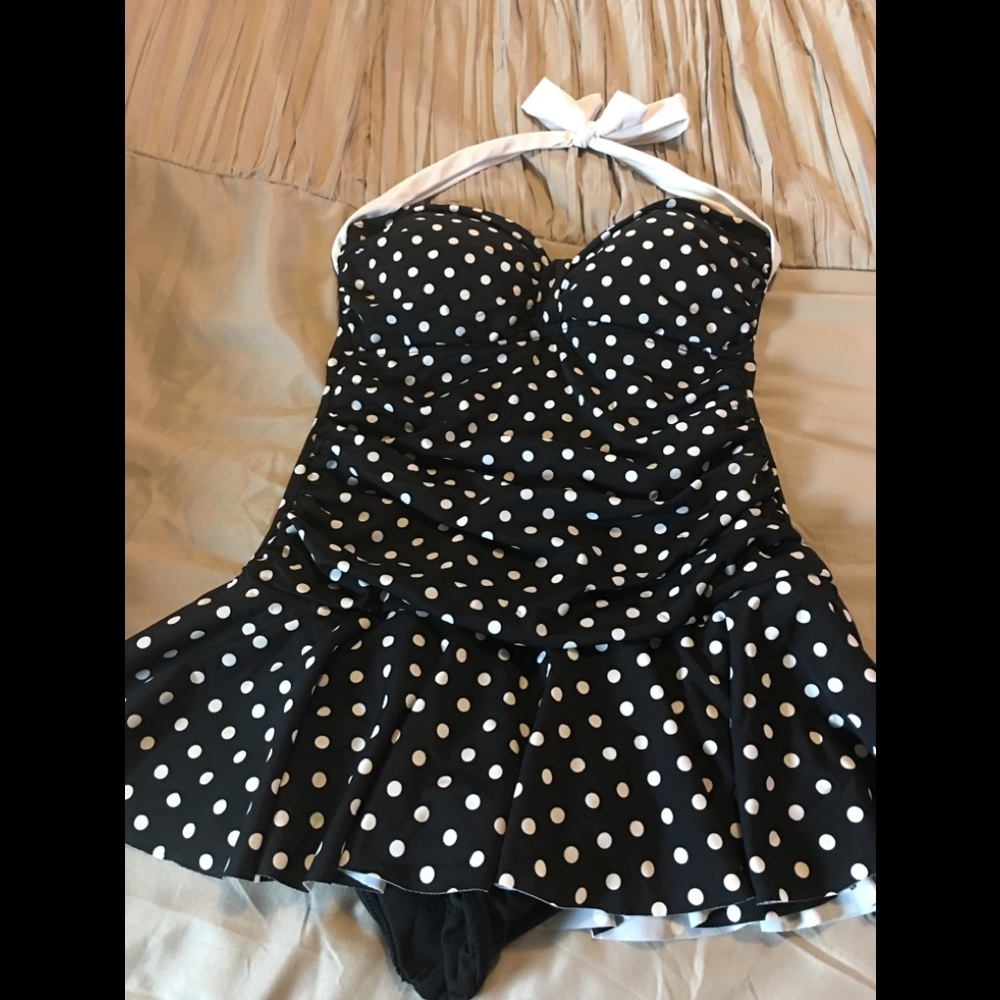 Chaps 1 pc swim suit